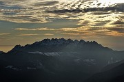 88 Dal Passo di Grialeggio tramonto in Resegone